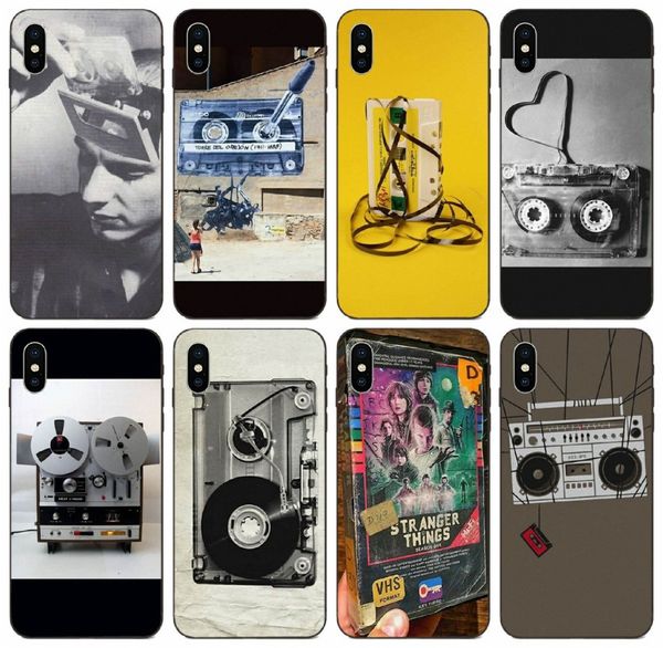 

tongtrade] vintage music tape case for iphone 11 pro 8 7 6s 5s plus x xs max xr samsung a3 huawei y6 pro 2019 sony xperia m4 anti slip case