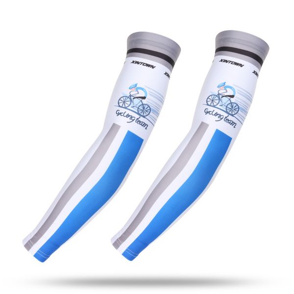 

xintown cycling arm warmers mtb bike bicycle oversleeve sun uv protection cuff sleeves ridding golf running arm sleeves, Black