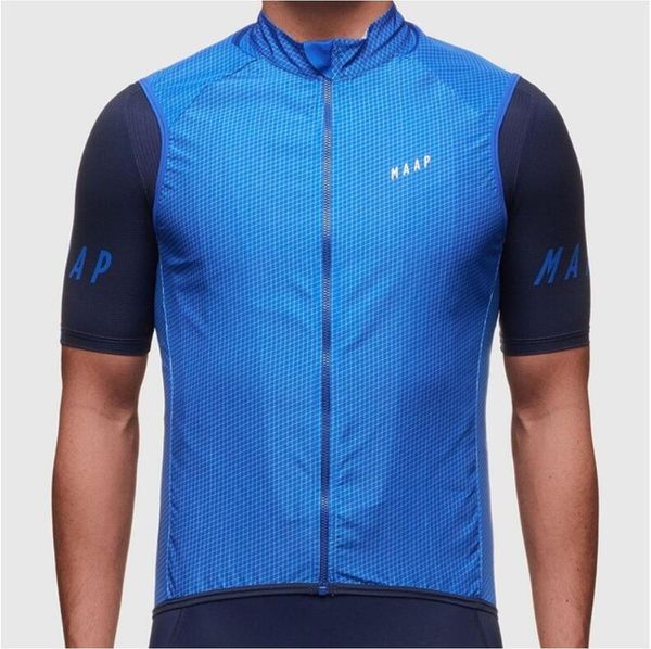 

2019 autumn maap lightweight windproof cycling gilet men or women cycling wind vest 2.0 outwear, Black