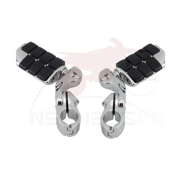 

32mm engine guard highway foot pegs footrest short angled clamp for yamaha softail sportster dyna