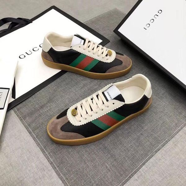 

sports shoes men's autumn and winter new low lace up fashionable men's casual shoes light running shoes size 35-46 l035, Black