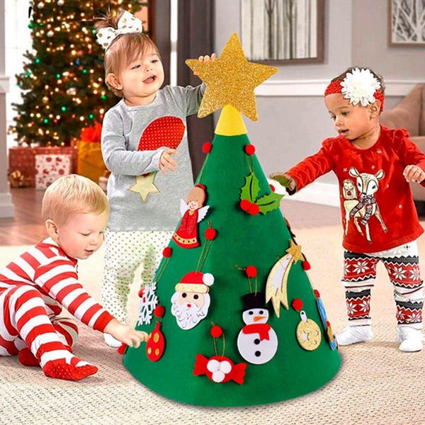

3d diy felt christmas tree christmas decorations for home tree decoration xmas gifts new year