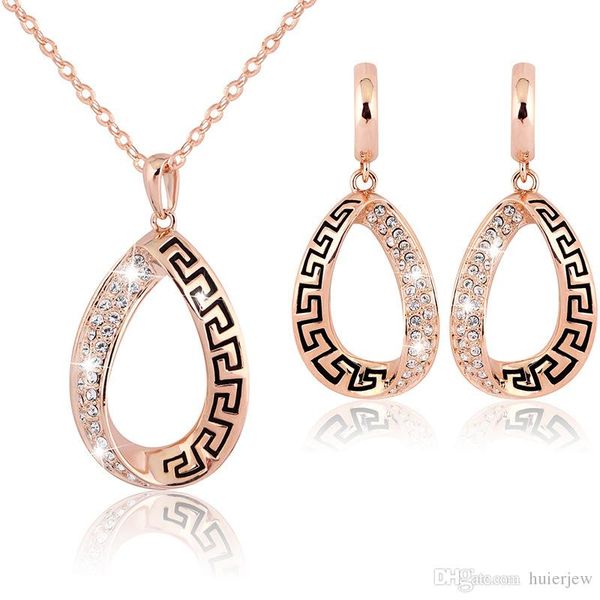 

bridesmaid jewelry set wedding earrings necklace 18k gold jewelry party jewelry sets, Silver