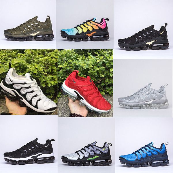 

2020 высокое качество плюс Теннесси Радуга кроссовки круто-устойчивых vapormax Макс кроссовки мужские Шмель быть правдой винограда тройной черный дизайнерские туфли #032