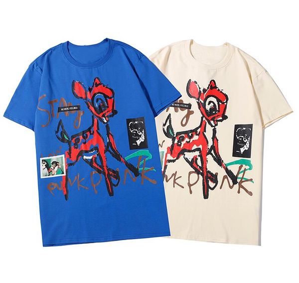 

summer mens designer t shirts new fashion brand tshirts for men women tee shirts with bear luxury mens 2 colors wholesale, White;black