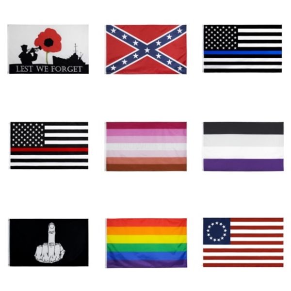 

3x5 feet custom print double sided flag with 2 grommets on white sleeve#811