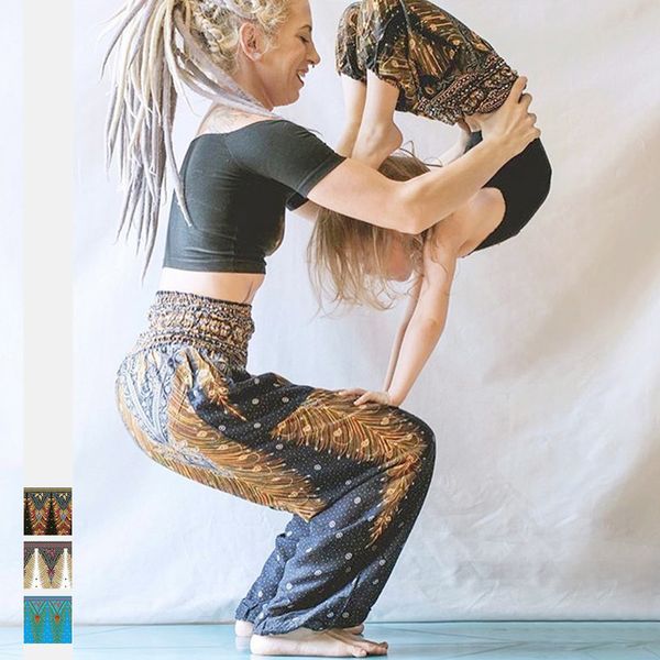 

women yoga pants for matching outfit loose trousers baggy boho aladdin jumpsuit harem pants high waist sport belly dance, White;red