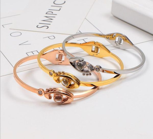 

letter bracelet jewelry 18k accessories stainless steel bracelet, Golden;silver