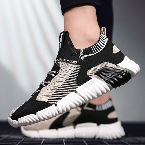 

credrizk fashion 2020 new men sport shoes lightweight running shoes breathable gym mens trainers basket homme zapatillas