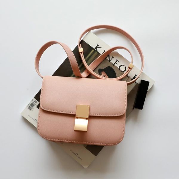 

new tofu bag cowhide shoulder messenger portable small square bag fashion stewardess bags for women 2020