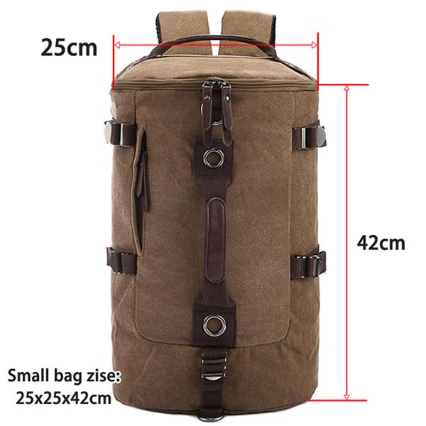 

2017 large capacity man travel bag mountaineering backpack men bags canvas bucket shoulder backpack canvas