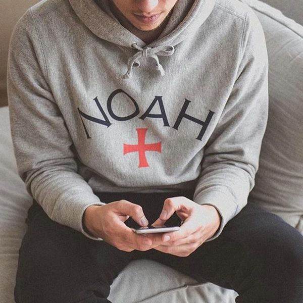 

19ss noah logo printed pure color hoodies men women fashion casual pullover street skateboard hooded sweatshirt hfhlwy026, Black