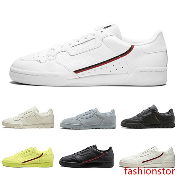 

2019 calabasas powerphase grey continental 80 casual shoes kanye west aero blue core black og white men women trainer sports sneakers 40-45