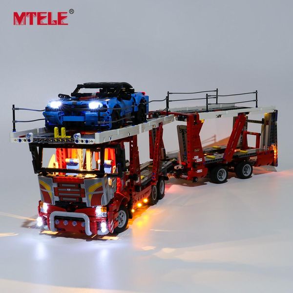 

бренд mtele светодиодные комплект для техника автовоз игрушка строительные блоки комплект освещения compatile с 42098