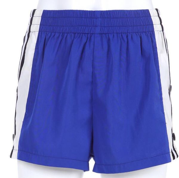 

new fashion trend four-button buckle split casual female shorts, White;black