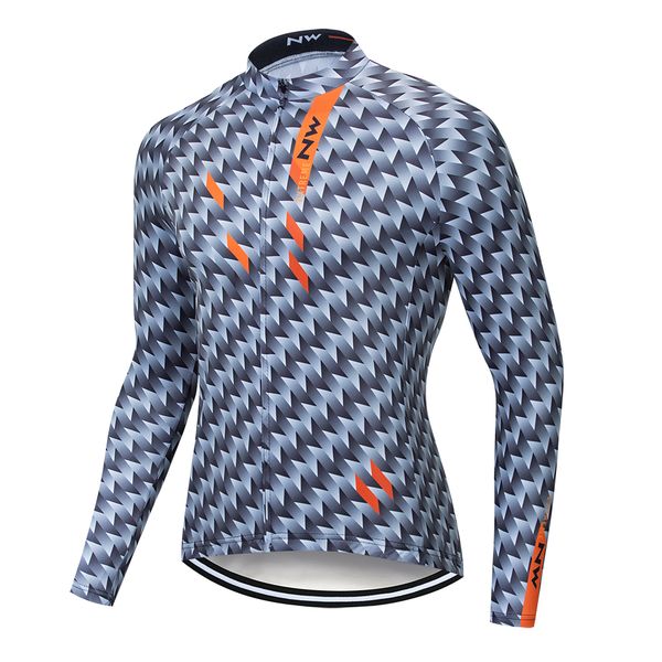 

new 2019 men cycling jerseys spring autumn breathable long sleeve shirts racing bike clothing quick dry mtb bicycle sportswear, Black;red