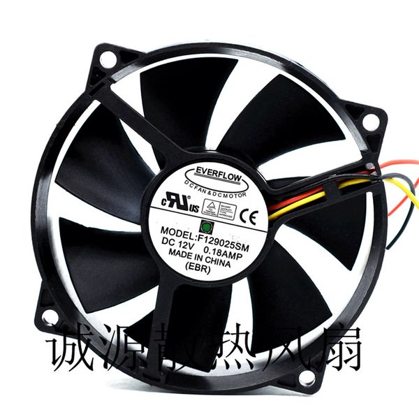 

original everflow f129025sm af3p6ar 12v 0.18amp 9225 4-wire cooling fan