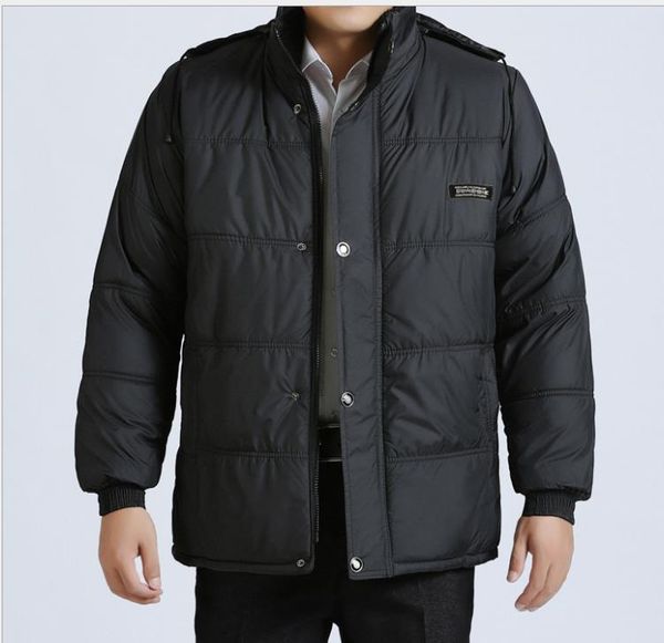 

winter winter coat for the elderly, cotton-padded jacket, Black