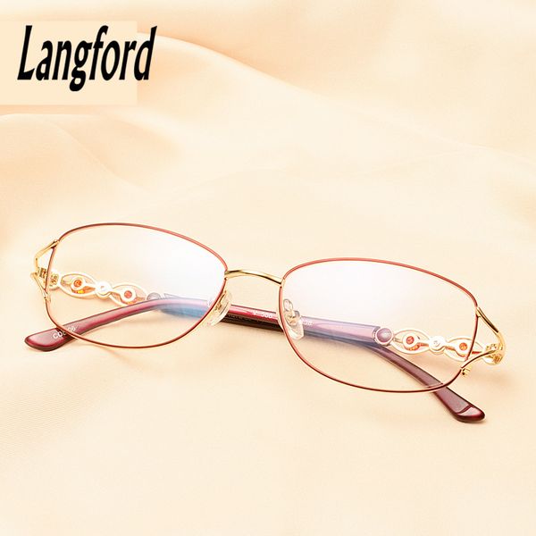 

wholesale- frames for women optical new designs prescription big eyewear frames luxury spectacle exquisite 506, Silver