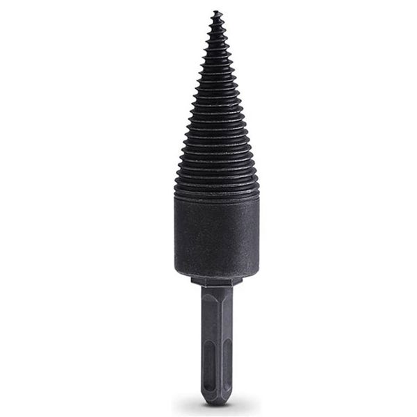 

42mm firewood splitter wood splitter screw cones splitting bit wood drill square for family camping farm