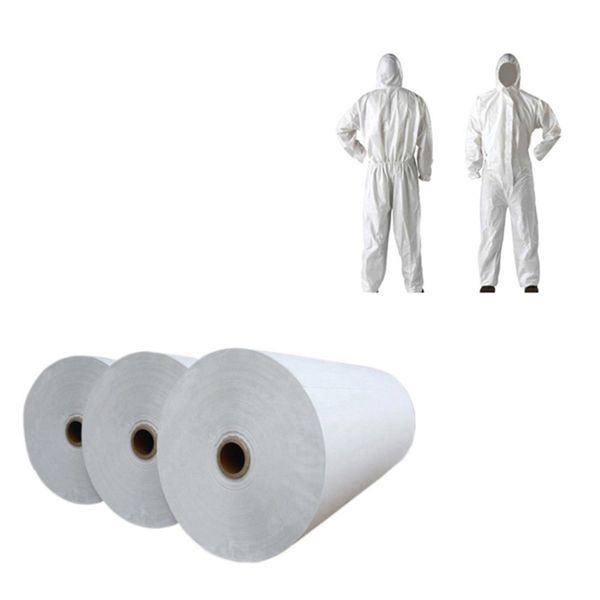 

защитная одежда одноразовая нетканая пылезащитная изолирующая одежда изолирующая одежда (нестерильная) пятно цельный белый