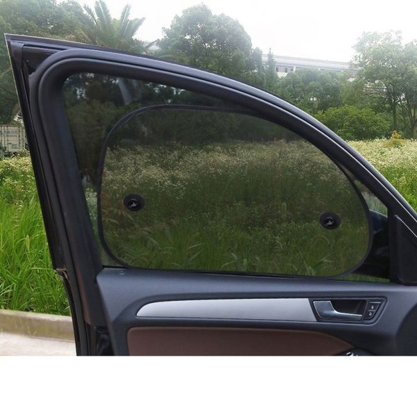 

car rear window side sun shade black cover block static cling visor shield