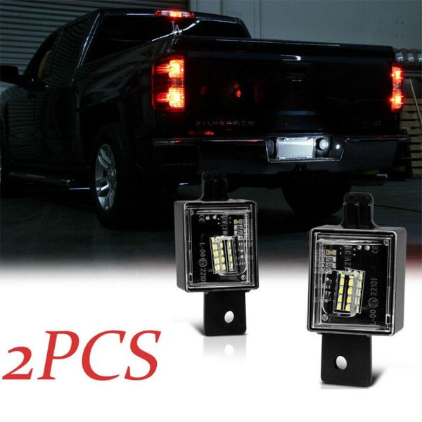 

high-light bright led car license plate light housing for 2014-2018 chevy silverado gmc sierra u90c