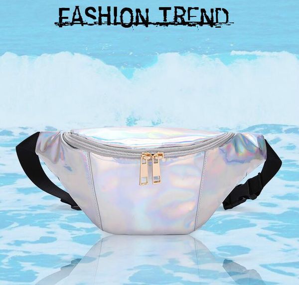 

2020 bags woman waist bag cross body bags laser material handbags one shoulder waist chest bag