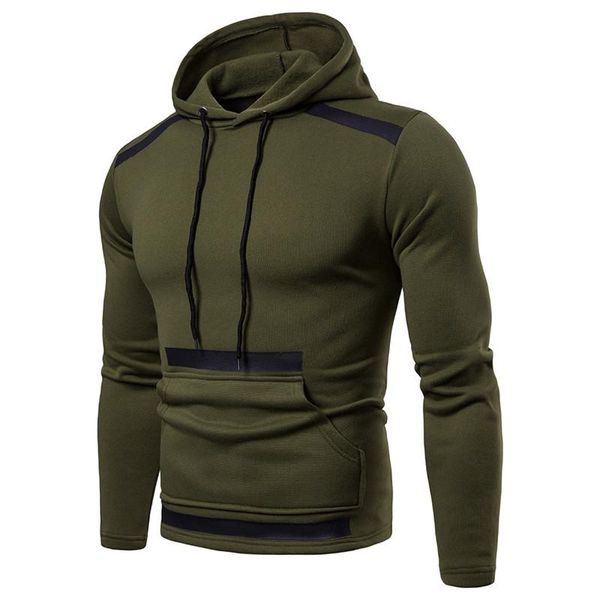 

spring panelled mens sweatshirts designer mens panelled hoodies casual pullover loose men clothing, Black