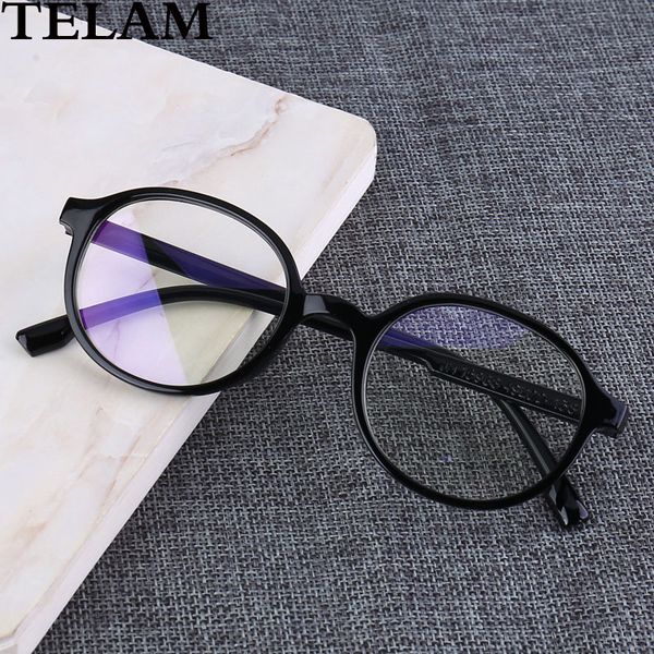

radiation proof glasses computer mirror male eye fatigue relief retro female small frame round student optical eye glasses frame, White;black