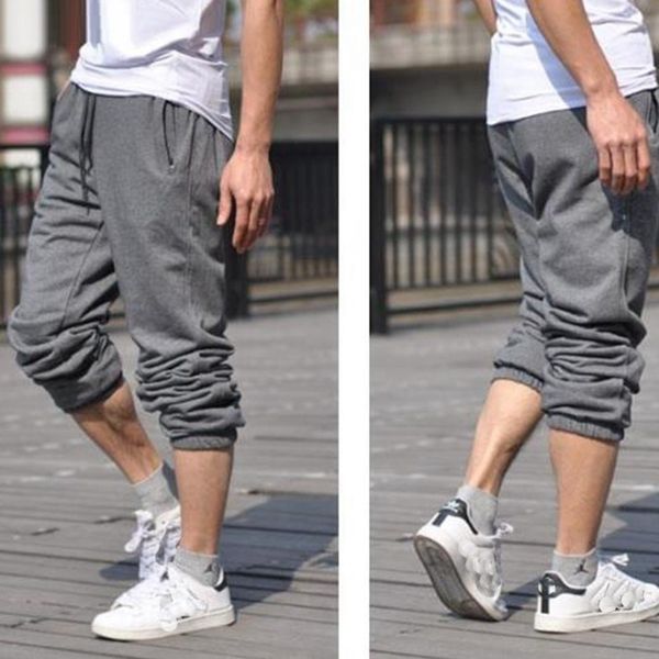 

large size 6xl 7xl pants men summer sports sweatpants pants stretch elasticity work out straight trousers, Black