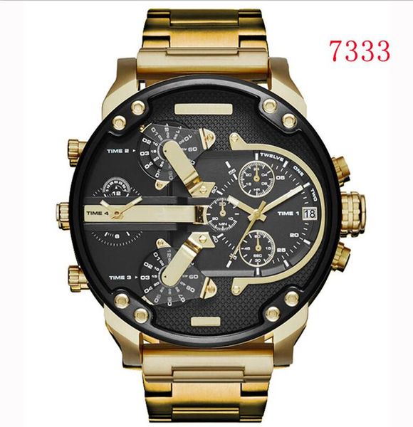 

New men 039 luxury brand quartz watch fa hion watch tainle teel trap japane e quartz dz 7333 wri t watche clock male relogio