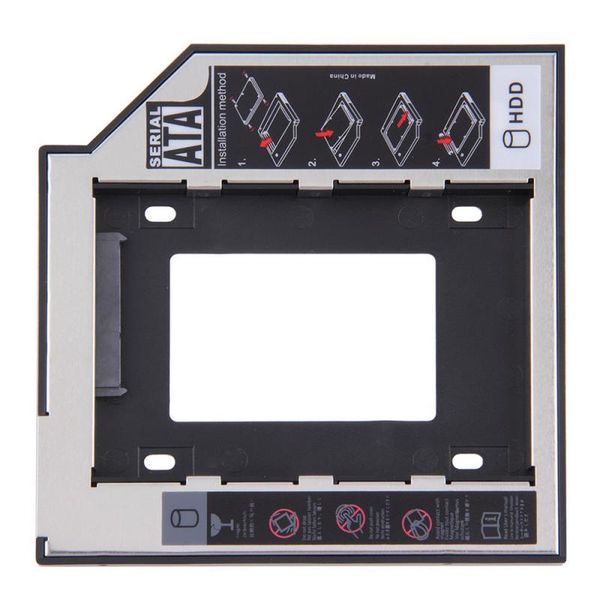 

lap12.7mm 2nd sata hdd ssd caddy aluminum adapter hard drive for ibm lenovo thinkpad for notebook cd-rom dvd-rom