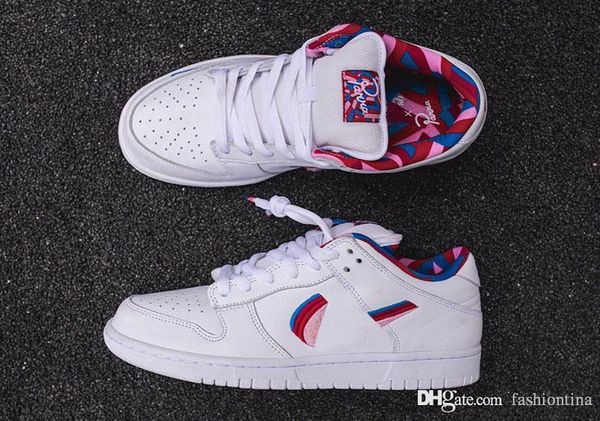 

2019 года выпуска аутентичные parra x sb dunk low cn4504-100 повседневная мужчины женщины скейтборд обувь спортивные кроссовки с оригинально