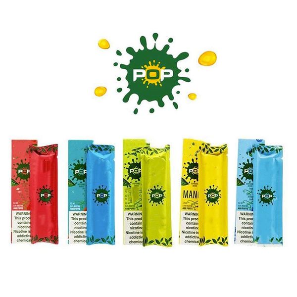 

HOT POP disposable Device Pod WITH 6 Colors Starter Kit 280mAh Battery 1.5ml Cartridge Vape Empty Pen PK Puff eo n POSH MR FOG