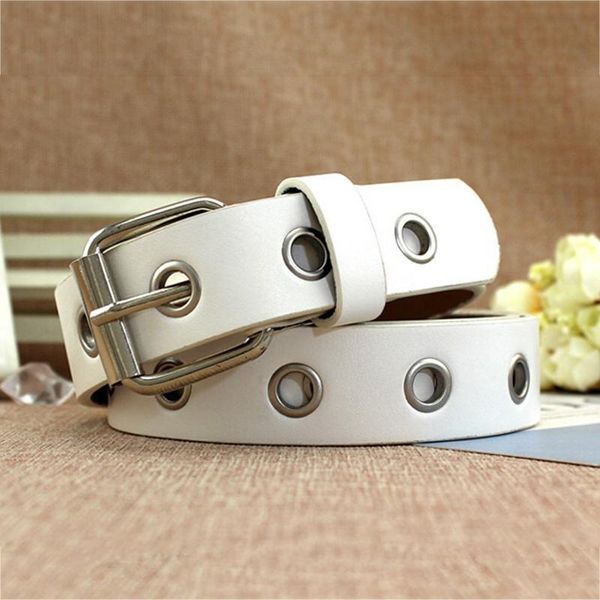 

women casual ring black metal belt female students pu leather waist belts tide silver pin buckle lady lon, Black;brown