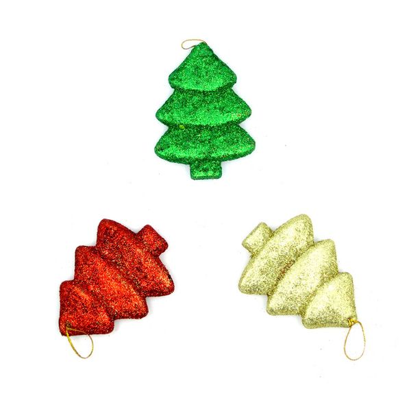

пакет из 3 рождественская елка в ханг украшение dusting xmas tree shaped украшения