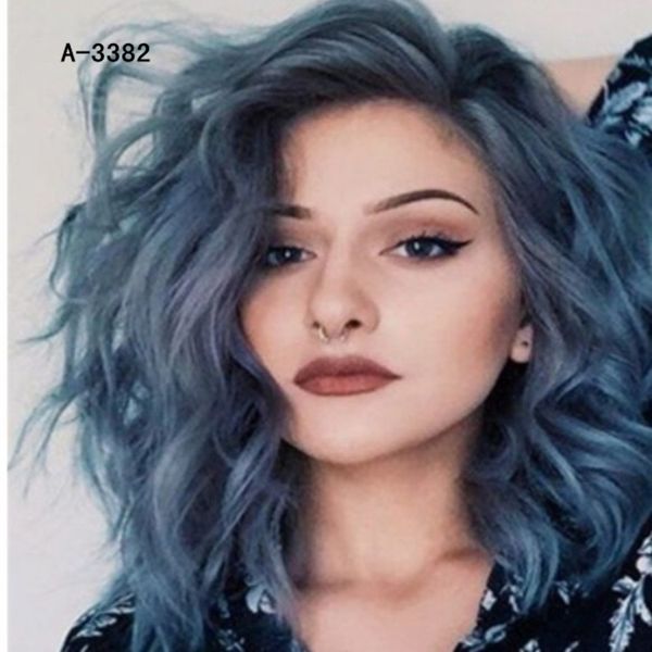 

гоѬо! 14 дймов 4 ве коѬокие боб вие волние паѬик ombre иний дл женин, Black