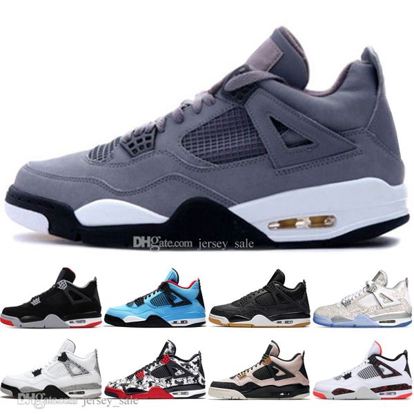 

bred 4 4s what the cactus jack laser wings mens basketball shoes denim blue eminem pale citron men sports designer sneakers outdoor