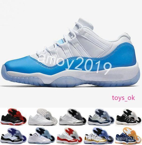 

men 11 sport women unc blackout low university blue basketball shoes mens trainers basket ball 11s sports sneakers size 36-47