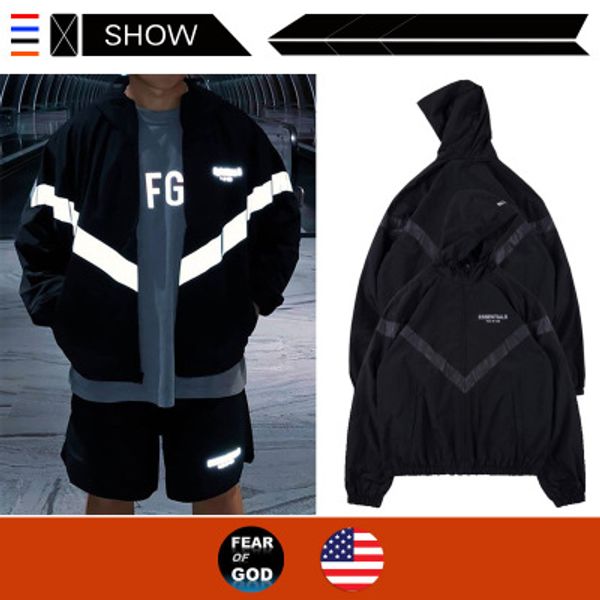 

black 3m jackets vintage zip jacket men women 2020ss jackets coats, Black;brown
