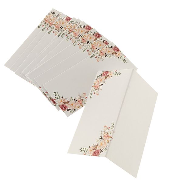 

10pcs flower table place card message table name cards table decoration