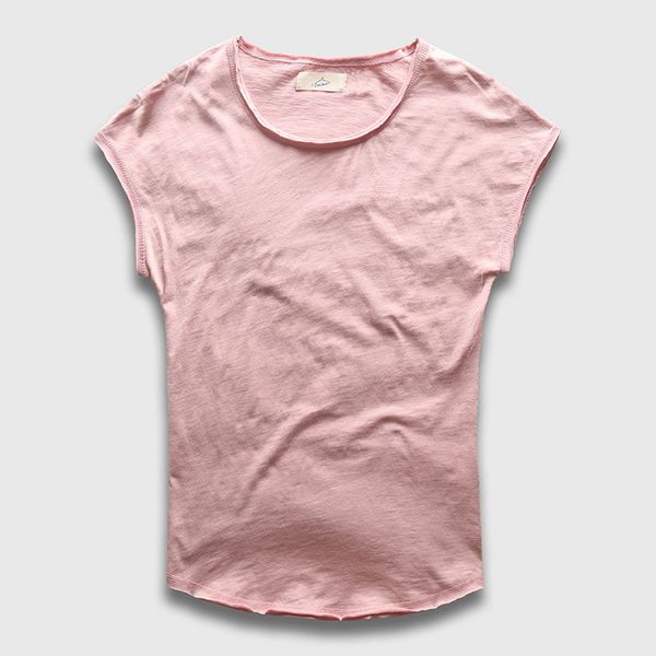 

sleeveless men t-shirts fashion cotton tees men tshirts slim fit curved hem t shirt male hippie summer menswear s-3xl, White;black