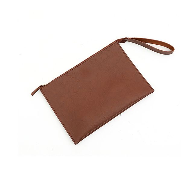 

clutch bag new simple envelope bag business temperament leather file portable diagonal commuter