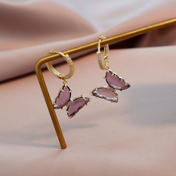 

korean temperament cute butterfly hoop earrings for women elegant circle rhinestone party boucle d'oreille jewelry, Golden;silver