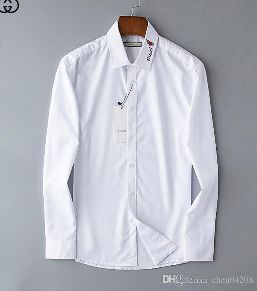 

men's fashion shirts long sleeves solid color casual shirt 2019 winter new blouse slim mandarin collar teenager's overshirt147, White;black