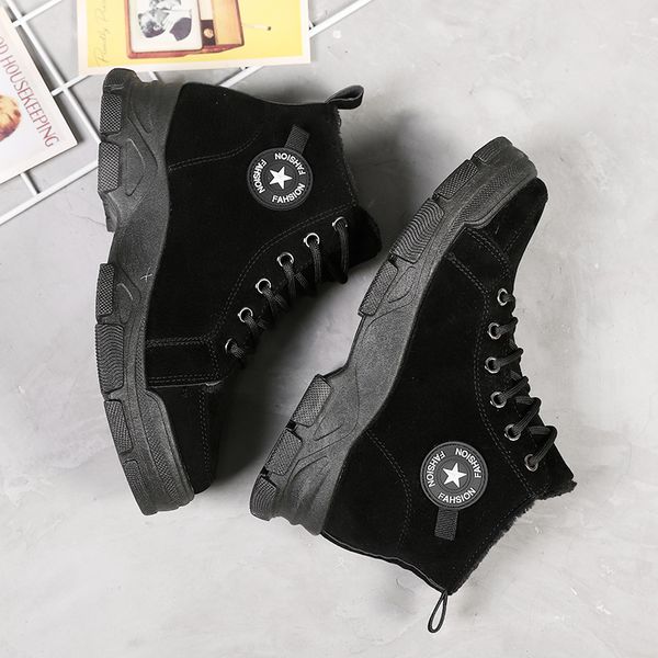 

women's boots trend casual casual high cost performance comfortable fashion non-slip workmanship, Black