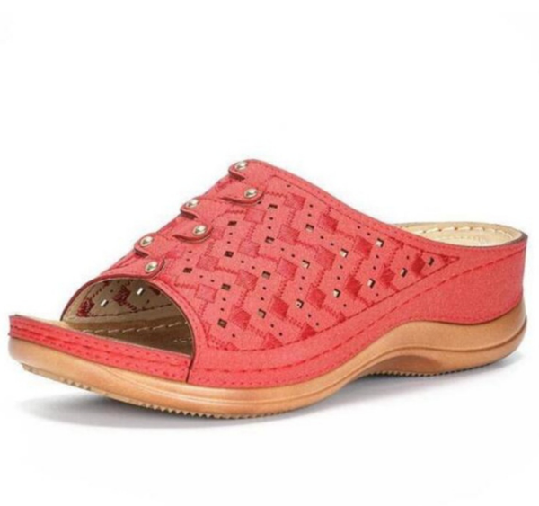 

women sandals fashion wedges shoes for women slippers summer shoes with heels sandals flip flops beach casual, Black