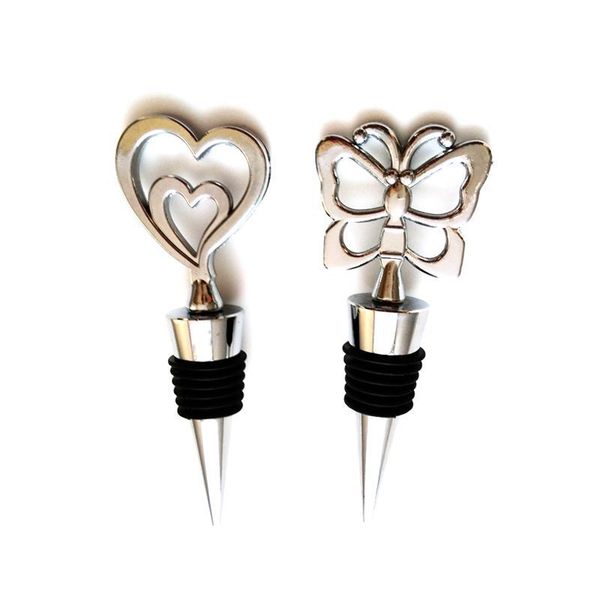 

butterfly heart style wine bottle ser wedding favors party gifts giveaways for guests