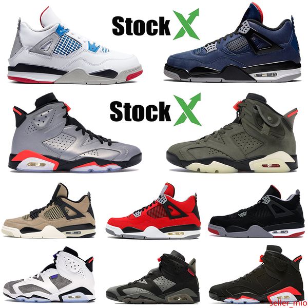 

4 4s men basketball shoes what the jumpman 6 6s mushroom bred fiba winterized royal blue black infrared men shoes designer sneakers 40-47